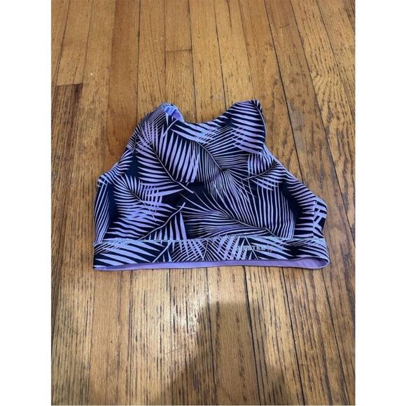 CHESTEE Barbella Ella Lilac Reversible Sports Bra M Chest Pad Removable Cup Pads - Picture 4 of 12